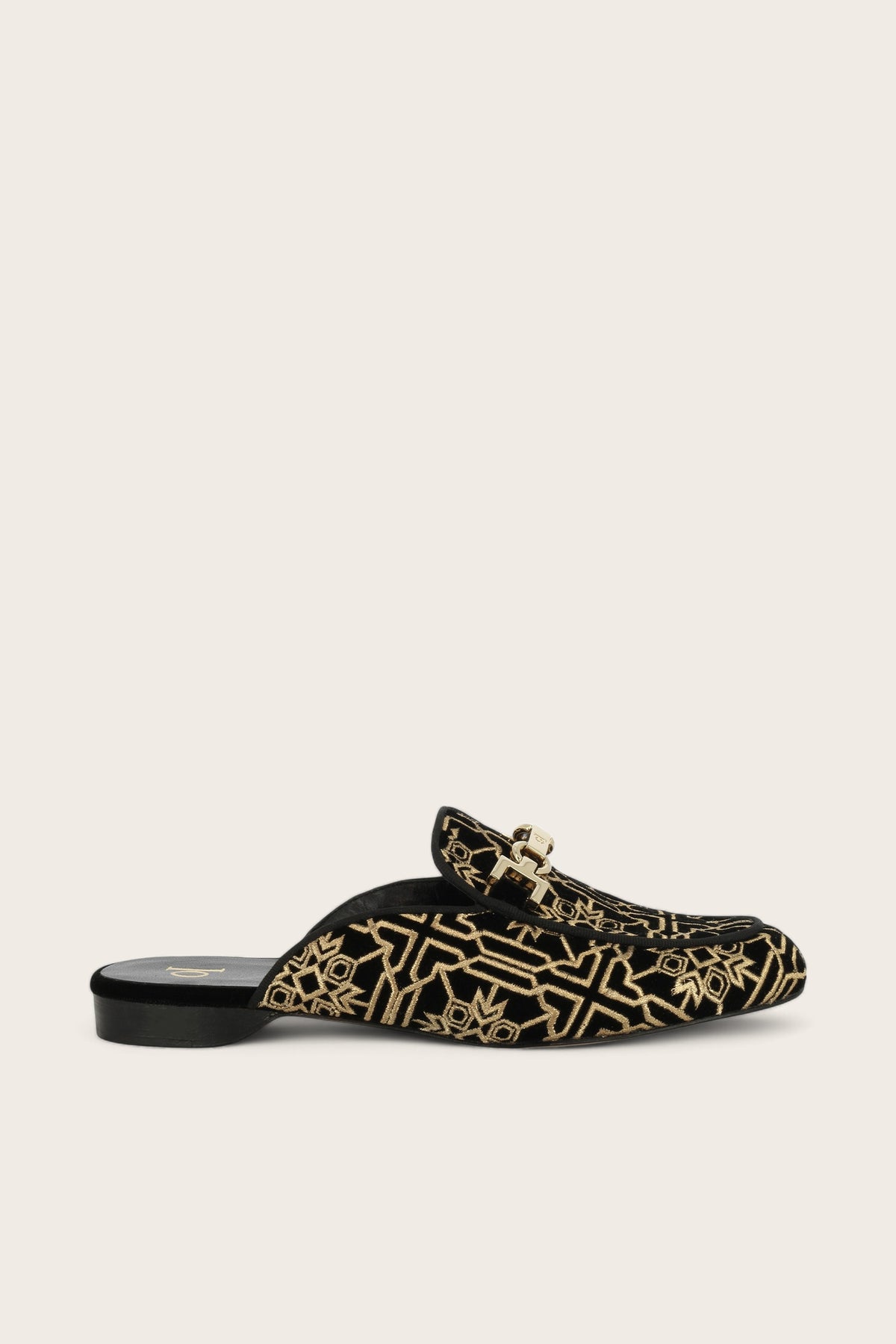HEBA VELOURTEX NOIR / OR