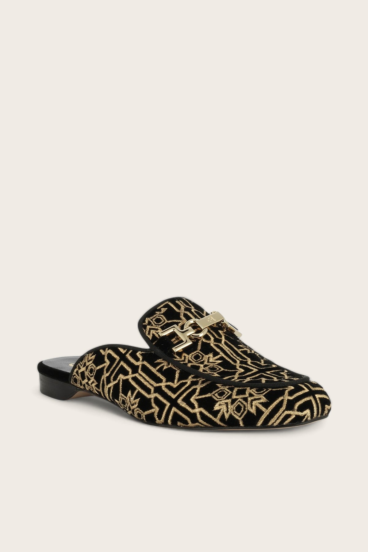 HEBA VELOURTEX NOIR / OR